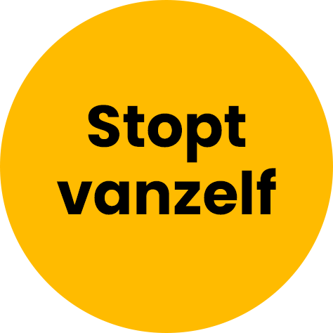 Stopt vanzelf